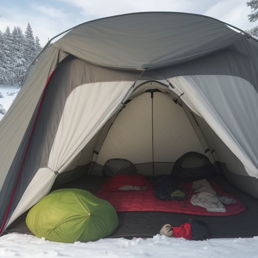 【車中泊】キャンプの睡眠を改善する | おすすめの便利グッズと配置方法 をイメージした 冬 の写真