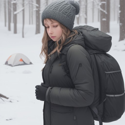 【冬キャンプ】焚き火で凍えない服装 | おすすめの重ね着と対策アイテム をイメージした 冬 の写真