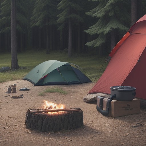 【薪割り】キャンプで使いやすい斧 | 初心者向けのおすすめモデル をイメージした自然風景の写真