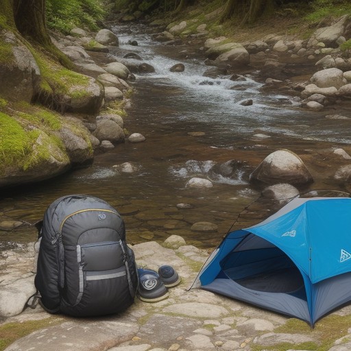 【夏の渓流釣り】静かな森で待つ時間 | 透き通る流れと魚の気配 をイメージした 夏、山、ハイキング の写真