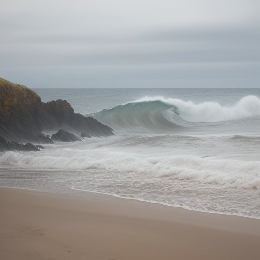 【海】危険な波の見分け方 | 特徴と回避する方法 をイメージした自然風景の写真