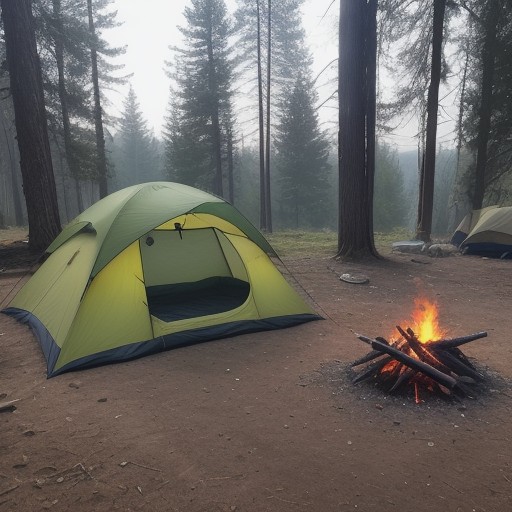 【キャンプ】焚き火ギアの選び方 | 片付けやすい収納方法 をイメージした自然風景の写真