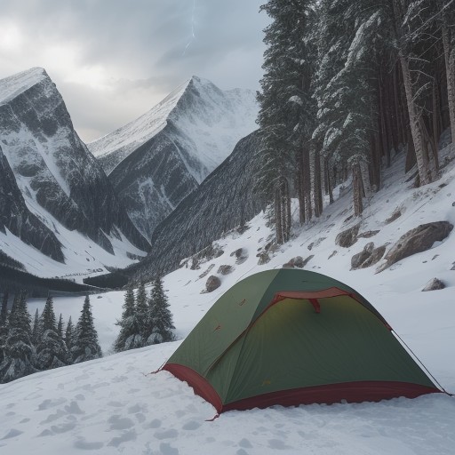 【雷避難場所】登山の途中で見つける安全な場所 | リスクを減らす判断基準 をイメージした 山 の写真