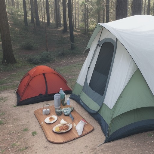 【食中毒】キャンプでの食事作り | 食材の保存と調理の注意点 をイメージした自然風景の写真