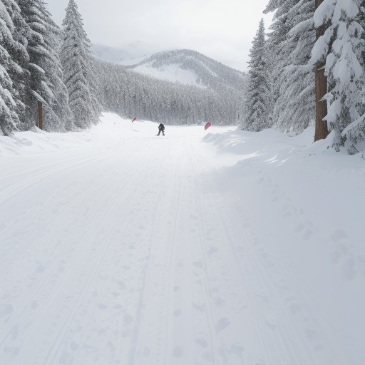 【スノーボード】初心者の滑り方 | 雪山で練習するコツと手順 をイメージした 雪景色、山、雪景色、雪景色 の写真