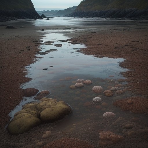 【潮溜まり】海の生き物を観察する注意点 | 危険な場所と回避方法 をイメージした自然風景の写真