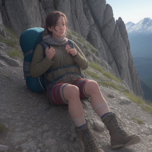 【登山】捻挫した時の応急処置 | 山道での対処法と下山の判断基準 をイメージした 山、ハイキング、山、登山道 の写真