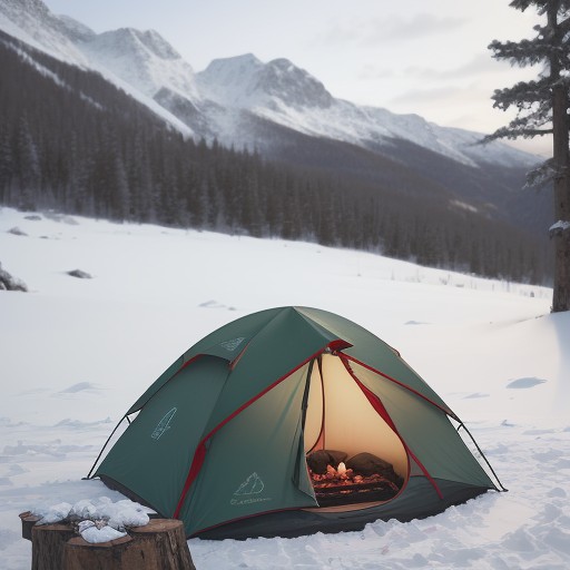 【冬キャンプ】おすすめの焚き火台 | 寒さ対策と選び方 をイメージした 冬、ハイキング の写真