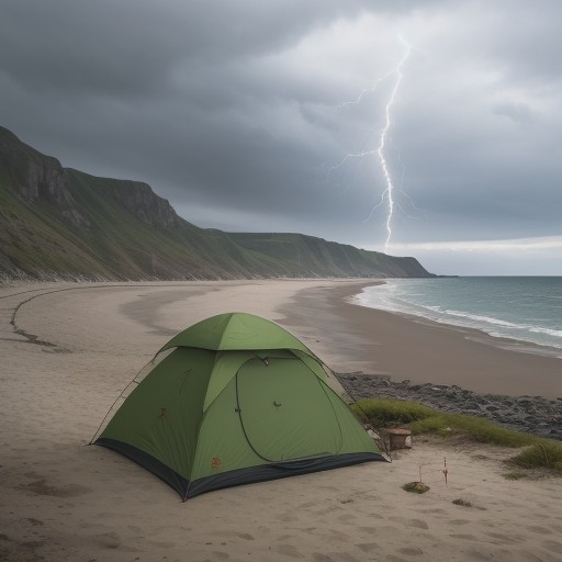 【海釣り】雷が鳴った時の避難判断 | 安全に切り上げるタイミング をイメージした自然風景の写真