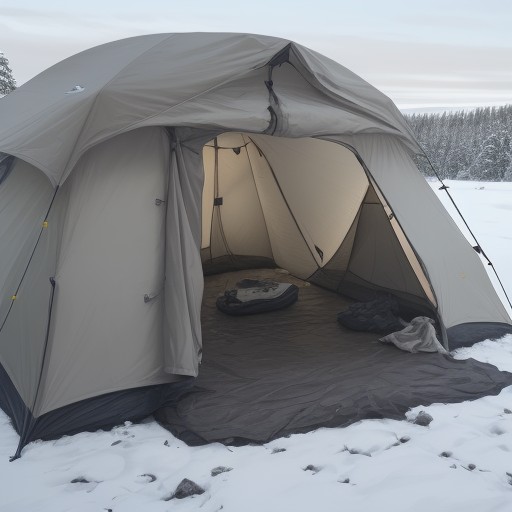 【キャンプギア】寿命の見極め方 | 買い替え時期の判断基準 をイメージした 冬 の写真