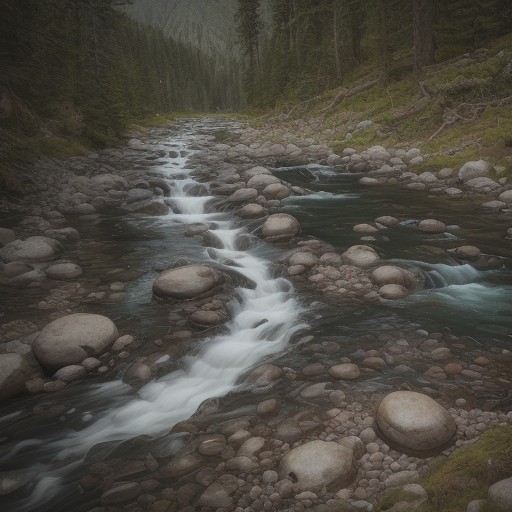 【渓流釣り】クリアウォーターでの攻め方 | 魚に警戒されない立ち位置と配慮 をイメージした 山 の写真