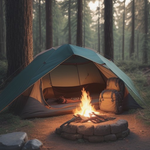 【ソロキャンプ】おすすめの焚き火台 | 選び方と使い心地をレビュー をイメージした自然風景の写真