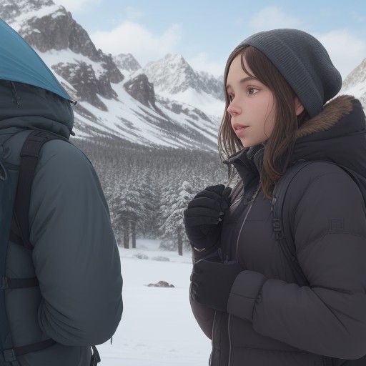 【登山ウエア】重ね着の基本 | 体温調節の方法と服装の選び方 をイメージした 山、冬 の写真