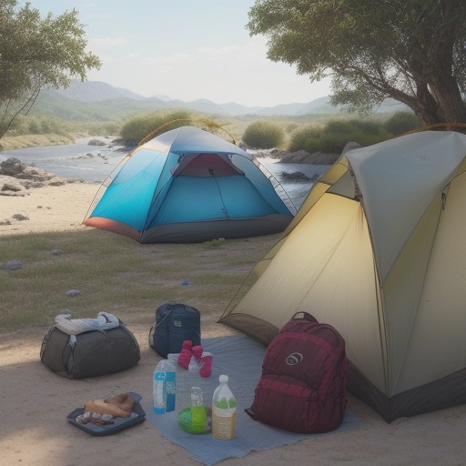 【川遊び】脱水症状を防ぐ飲み物の準備 | 水分補給のタイミングとコツ をイメージした 夏、川 の写真