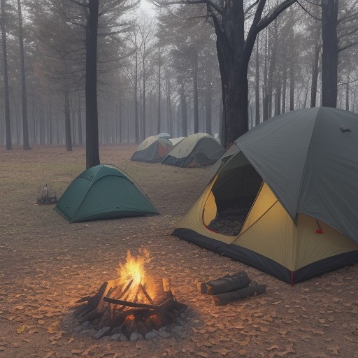 【キャンプバーナー】火災を防ぐ設置方法 | 安全な使い方のポイント をイメージした自然風景の写真