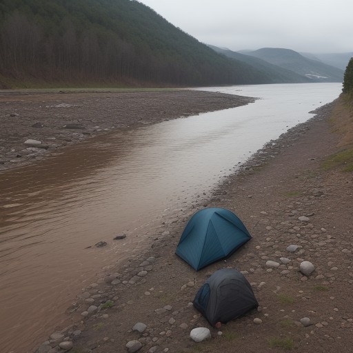 【川釣り】天候による撤退のタイミング | 安全な判断基準と注意点 をイメージした 川 の写真