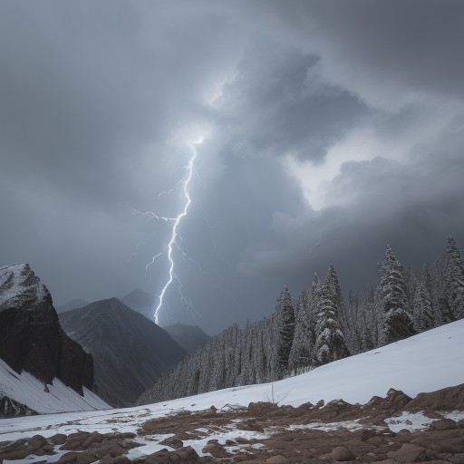 【登山】雷が鳴った時の避難方法 | 山での安全な逃げ方と注意点 をイメージした 山 の写真