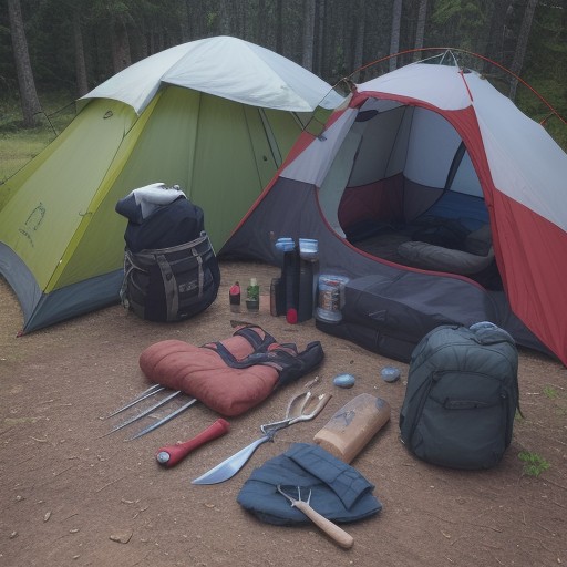 【キャンプ】ナイフの安全な扱い方 | 怪我を防ぐ道具の使い方 をイメージした自然風景の写真