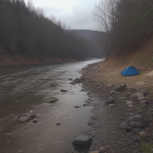 【川の増水】危険なサインの見分け方 | 安全に釣りをするための判断基準 をイメージした 川 の写真