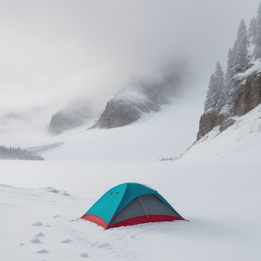 【登山】霧の中での視界回復 | 待機タイミングと判断基準 をイメージした 山 の写真
