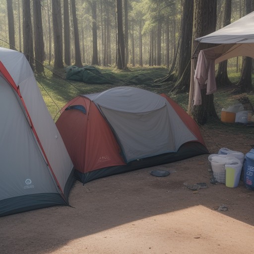 【キャンプウェア】泥汚れを落とす洗濯方法 | おすすめの洗剤と手順 をイメージした自然風景の写真