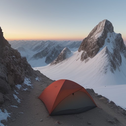 【登山】疲労で限界を感じた時の判断 | 安全に下山するための目安 をイメージした 山、夕日 の写真