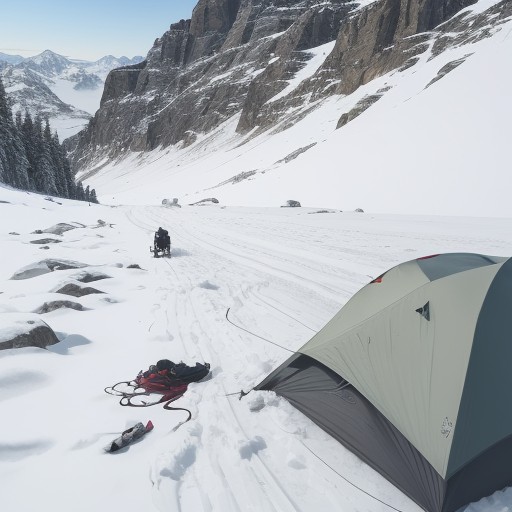 【登山アプリ】ルートマップの使い方 | 山歩きの準備と道迷い防止策 をイメージした 冬、山 の写真