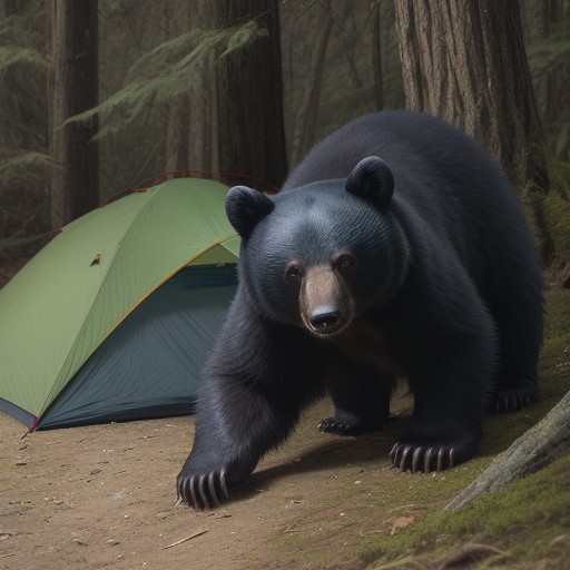 【ツキノワグマ】登山道での遭遇対策 | 安全な歩き方と回避方法 をイメージした 春、登山道、ハイキング の写真