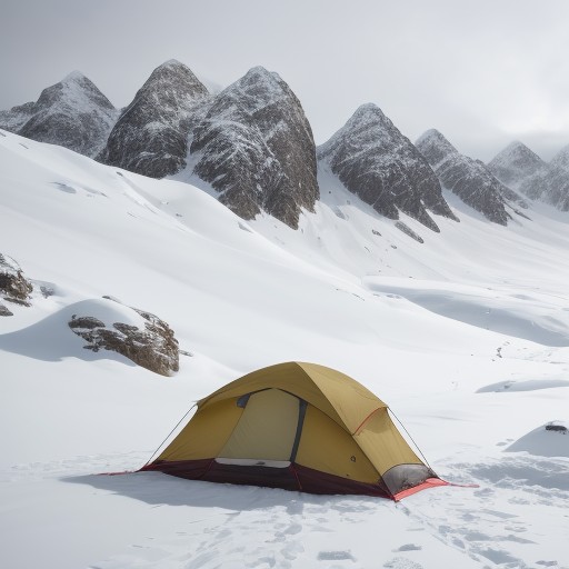 【雪崩】冬の山で身を守る方法 | 回避するためのルート選びと対策 をイメージした 冬、雪景色、山、雪景色、山 の写真