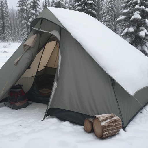 【キャンプ】初心者が身につけるスキルの順番 | 道具選びと火起こしのコツ をイメージした 冬 の写真