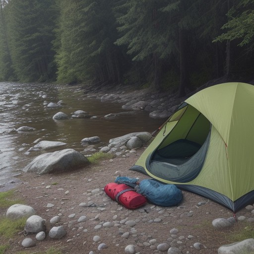 【キャンプ】川での溺水事故を防ぐ対策 | 子供の安全を守る注意点 をイメージした 川 の写真