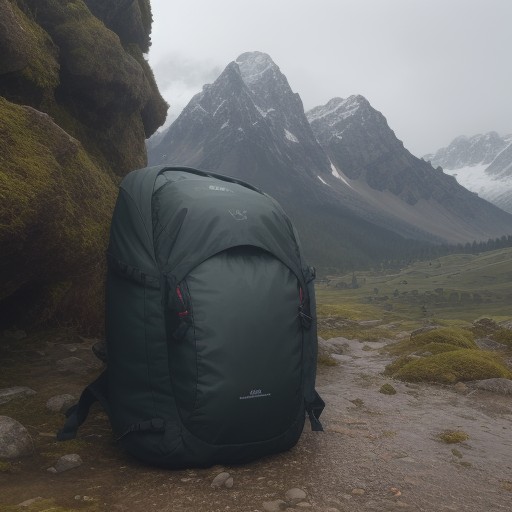 【レインウェア】効率的な収納方法 | ザックの中身を整理して荷物を減らすコツ をイメージした 山 の写真