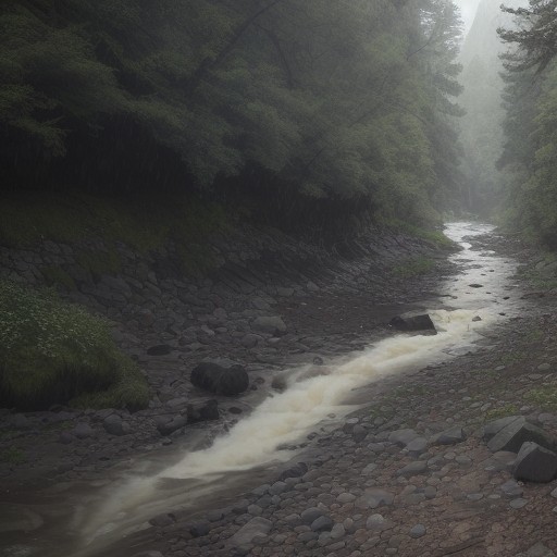 【増水】川の濁りと水位の変化 | 見極め方と判断基準 をイメージした 川 の写真