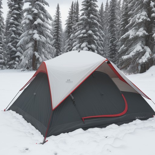 【キャンプ】初心者が学ぶ準備の手順 | 道具選びと設営のコツ をイメージした 冬 の写真