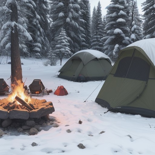 【キャンプバーナー】爆発の原因と対策 | 安全に使うための注意点 をイメージした 夏、冬 の写真