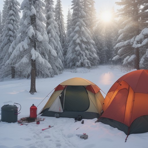 【ガス缶】キャンプでの爆発を防ぐ方法 | 正しい保管と扱い方 をイメージした 夏、冬 の写真