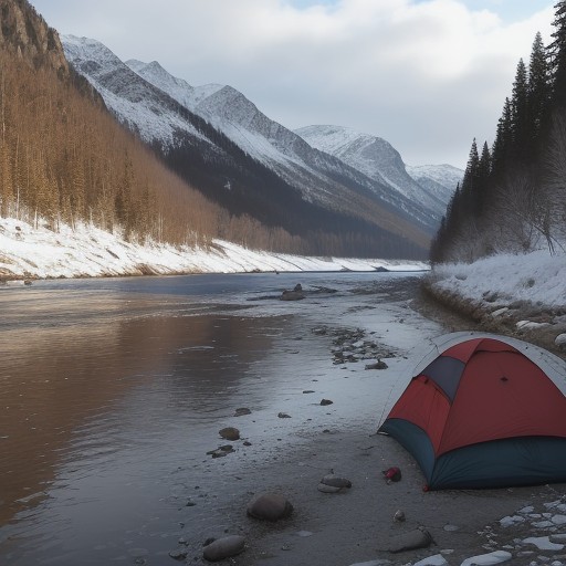 【川釣り】増水時の危険なサイン | 安全に避難する方法 をイメージした 川 の写真