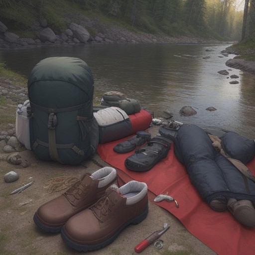 【川釣り】切り傷を防ぐ道具 | 怪我への備えと対策方法 をイメージした 川 の写真