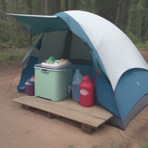 【キャンプ料理】食中毒を防ぐ食材管理 | 保存方法と注意点 をイメージした 夏 の写真