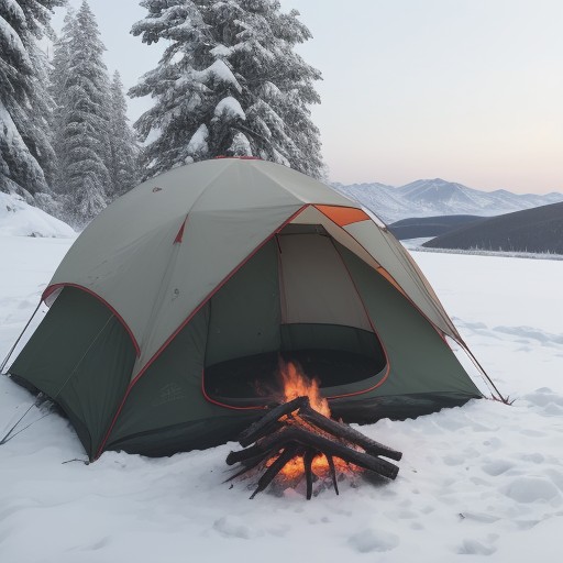 【冬キャンプ】寒い外で食べる温かい料理 | おすすめの簡単レシピ集 をイメージした 冬 の写真