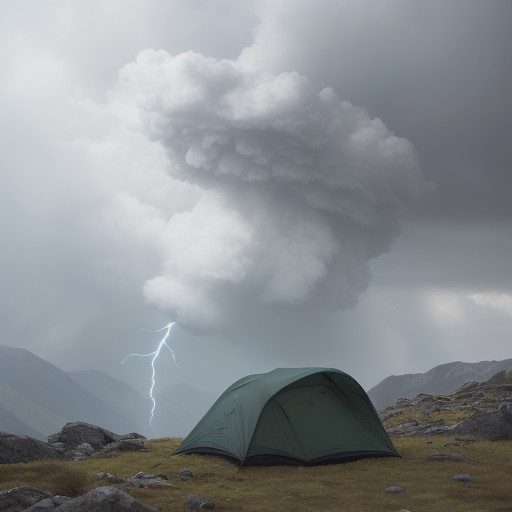 【登山】雷への対策と安全な避難場所 | 山でのリスク管理について をイメージした 山 の写真