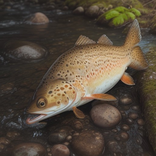 【ブラウントラウト】釣行ポイントの探し方 | 川の特徴と狙い目 をイメージした 川 の写真