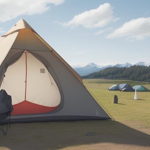 【キャンプ】設営の手順とコツ | 初心者が迷わないテントの立て方 をイメージした自然風景の写真