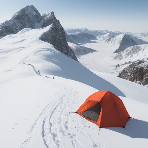 【登山】ルート選びのポイント | 安全な判断基準と準備の手順 をイメージした 冬、雪景色、山 の写真