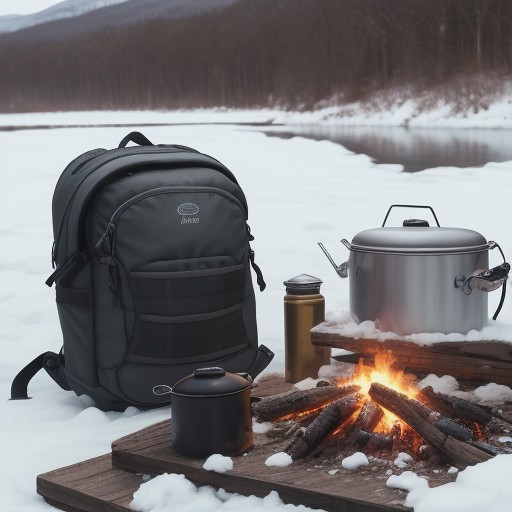 【川釣り用バーナー】選び方のポイント | 持ち運びに便利な小型モデルを紹介 をイメージした 冬、川 の写真