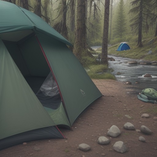 【川シェルター】おすすめの選び方 | キャンプで使う設営のポイント をイメージした 川 の写真