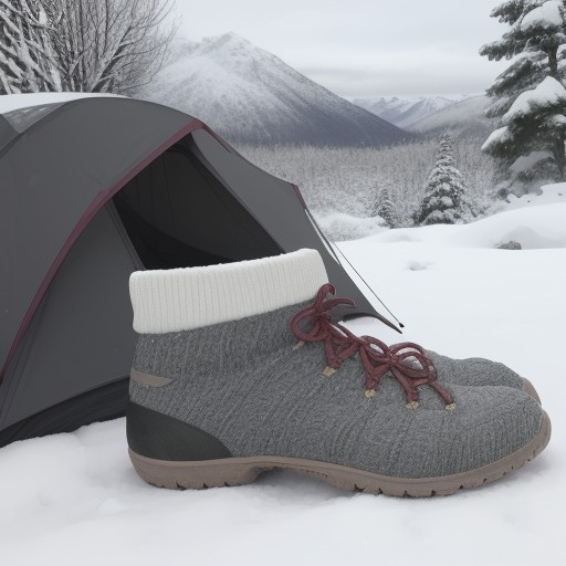 【登山ソックス】厚手の靴下で足を守る | 冬山歩きの装備選び をイメージした 冬、雪景色、山、冬、ハイキング の写真