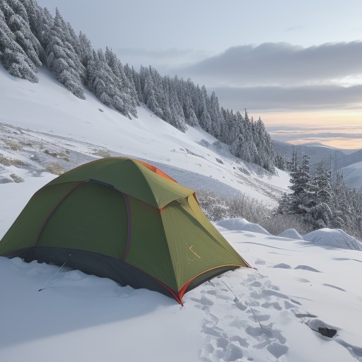 【夜間登山】ライトの選び方 | 暗い山道を歩くための準備 をイメージした 冬、ハイキング、山 の写真