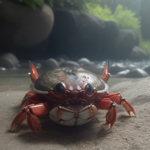 【サワガニ】飼育方法の基本 | 水槽のセットと餌選び をイメージした 夏、川 の写真