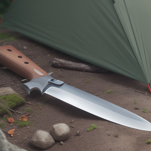 【ブッシュクラフトナイフ】選び方のポイント | キャンプで使う一本の基準 をイメージした自然風景の写真